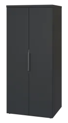 SIST 5 - 82 šatní skříň, 2-dveřová, tyč, 1820x800x600, antracit